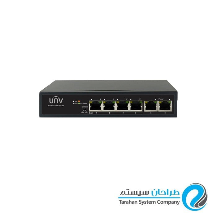 دستگاه سوئیچ 4 پورت NSW2010-6T-POE-IN