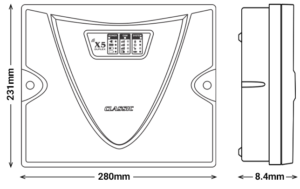 دزدگیر کلاسیک مدل X5 DUPLEX